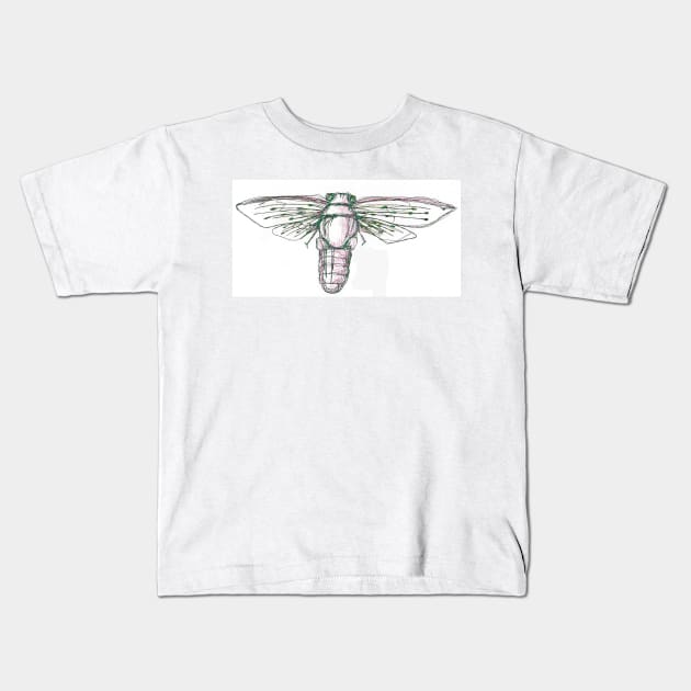 Cicada Kids T-Shirt by Art of V. Cook